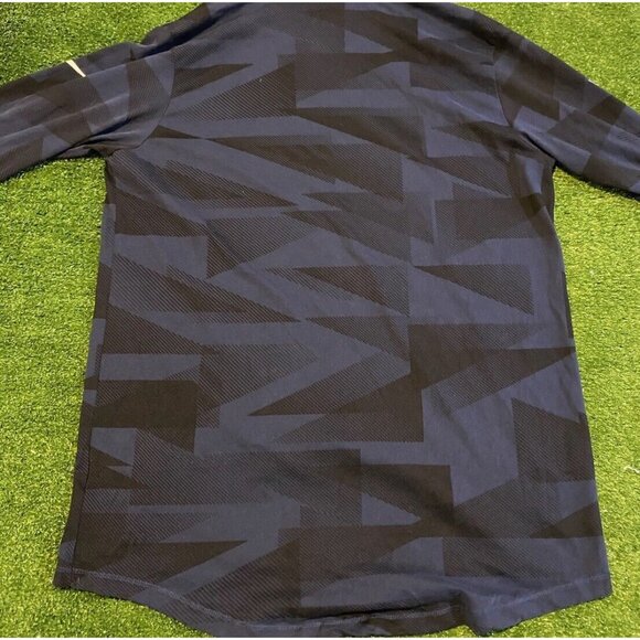 Denver Broncos hoodie mens medium black blue Nike lightweight shirt NFL 26 - Picture 8 of 13